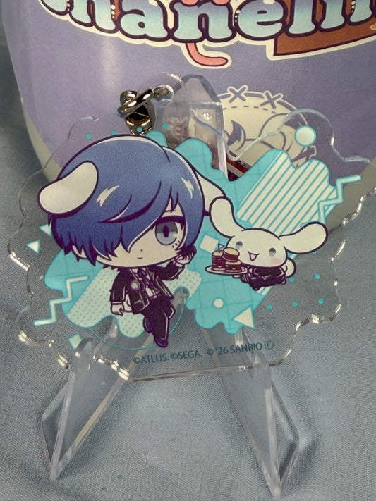 Makoto Yuki Cinnamoroll Acrylic Keychain Persona 3 Reload x Sanrio