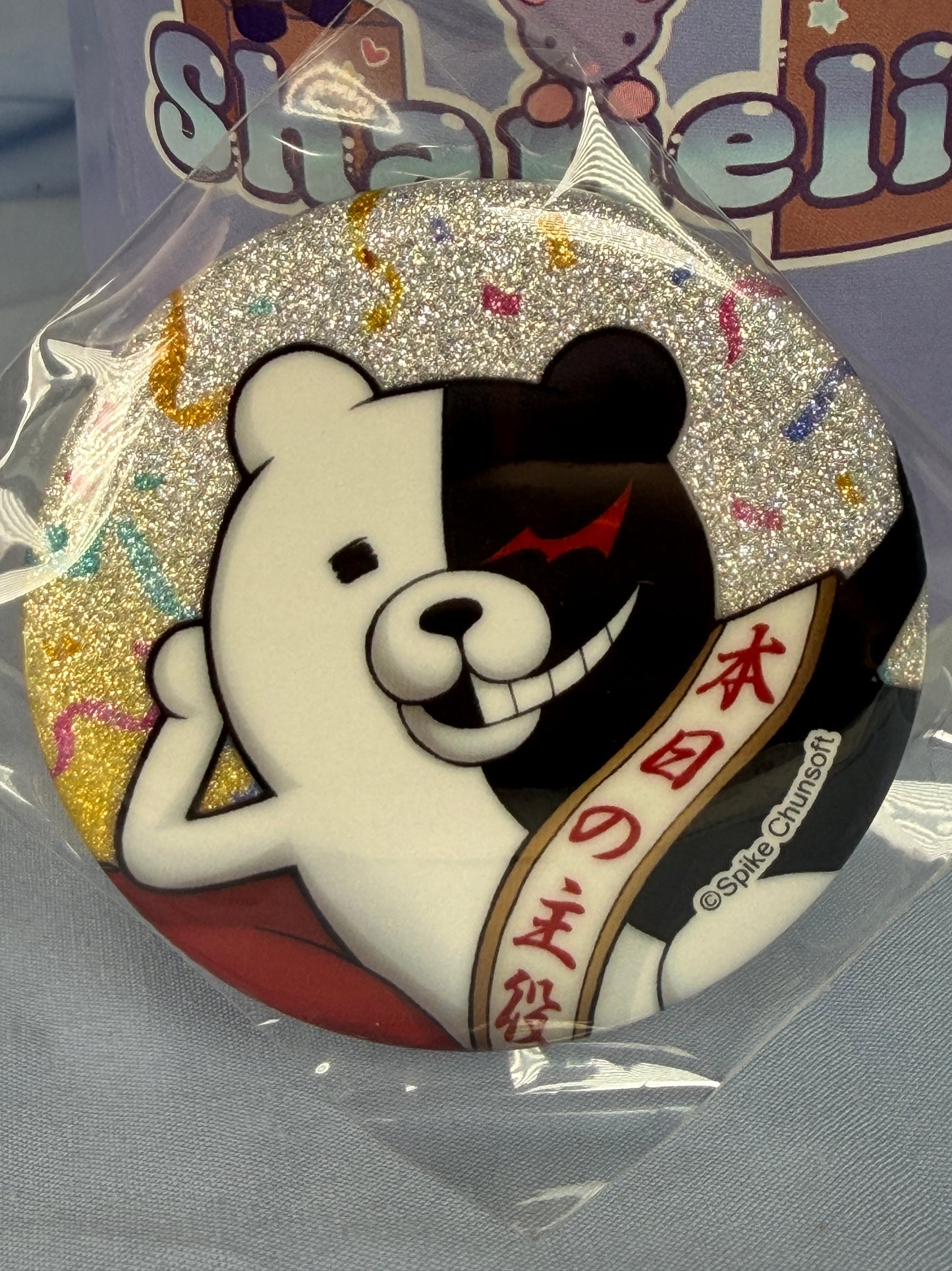 Monokuma Glitter Can Badge Super Danganronpa 2 Party Preparation Vol 1