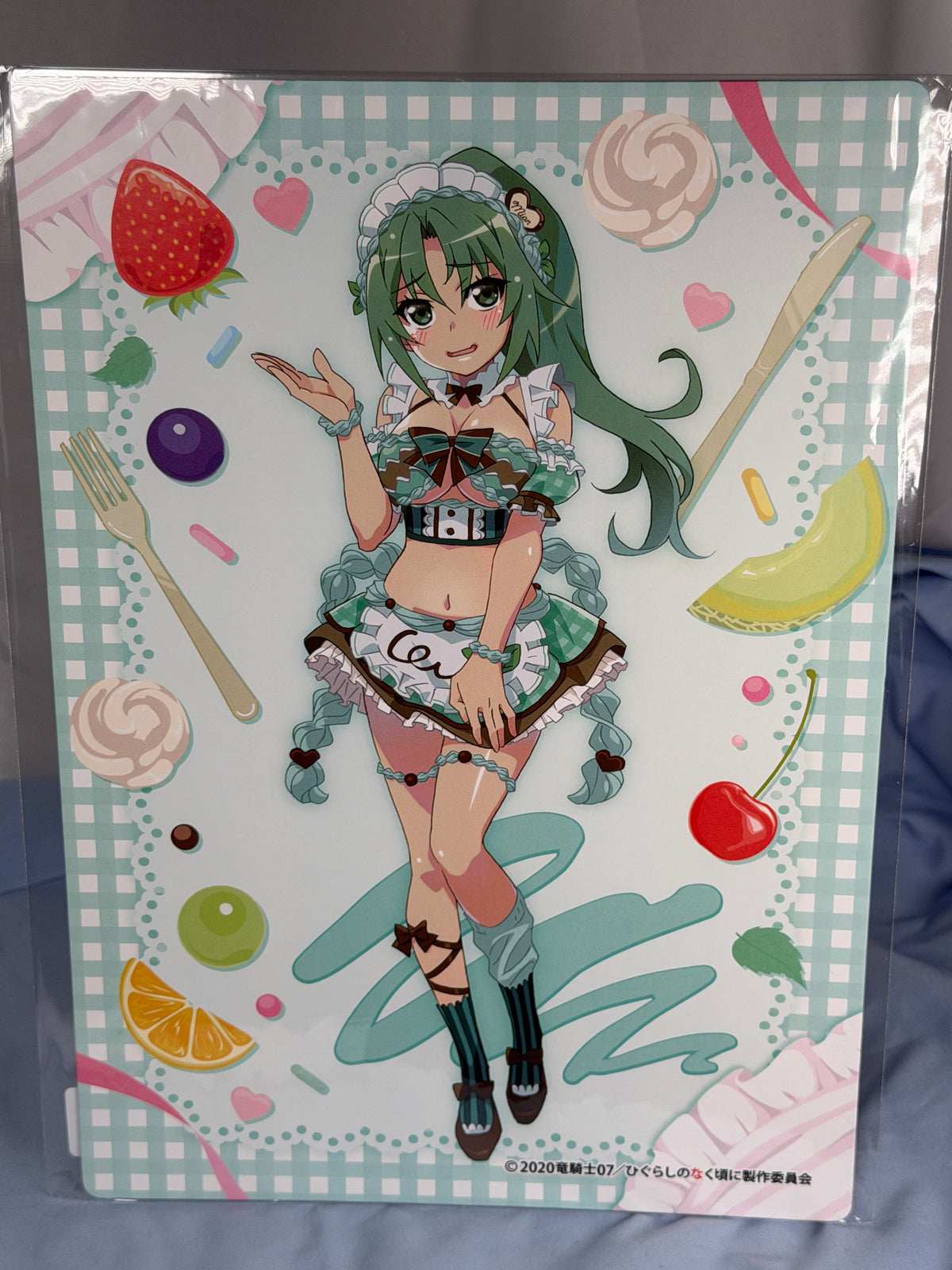 Mion Sonozaki A4 Artboard Higurashi When They Cry Moe Café Lottery Prize F