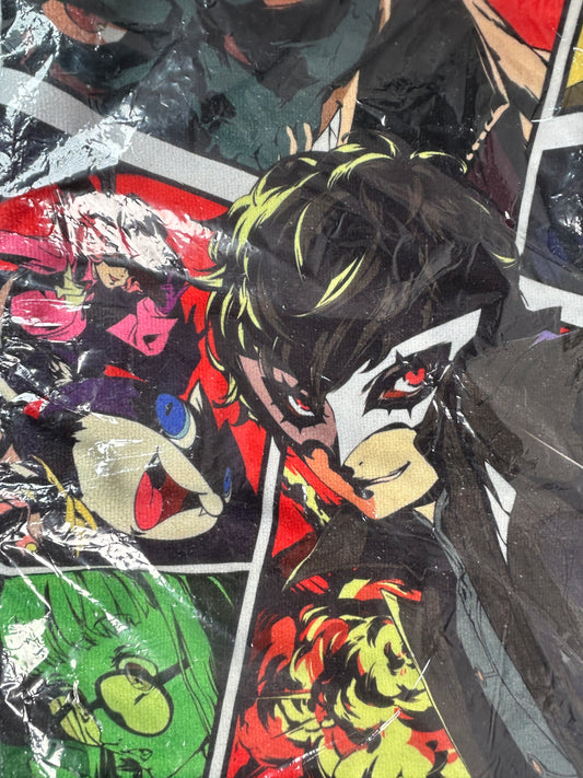 Joker Ren Amamiya Comic Book Style Towel Persona 5 Sega Lottery C Prize