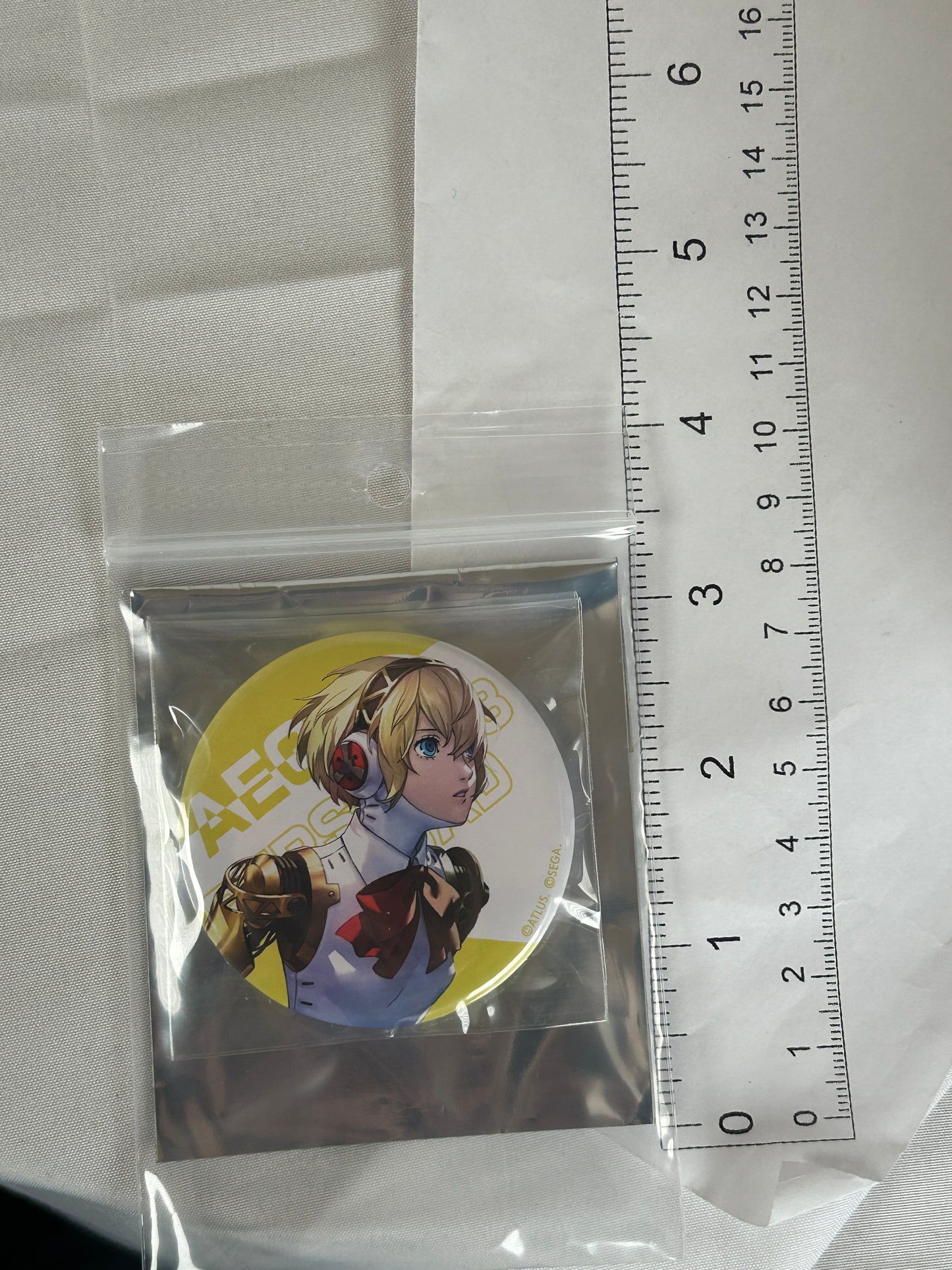 Aigis Button Badge Namja Town Collaboration Persona 3 Reload