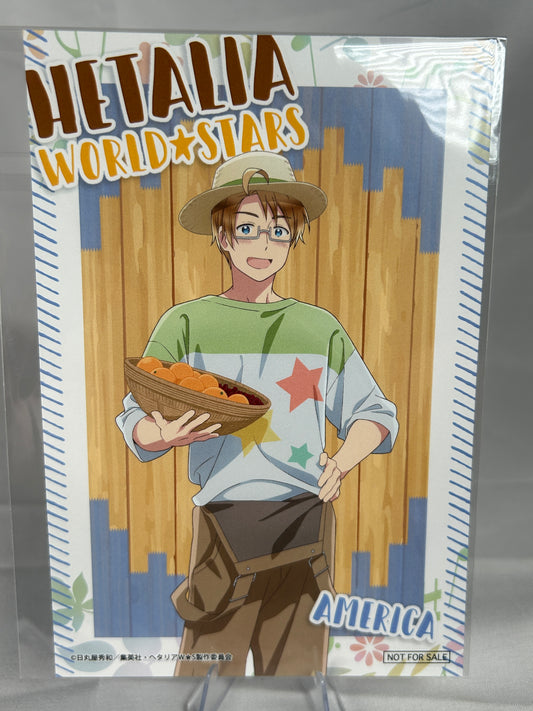America Harvest Festival Bonus Artwork Card Hetalia World Stars Animate