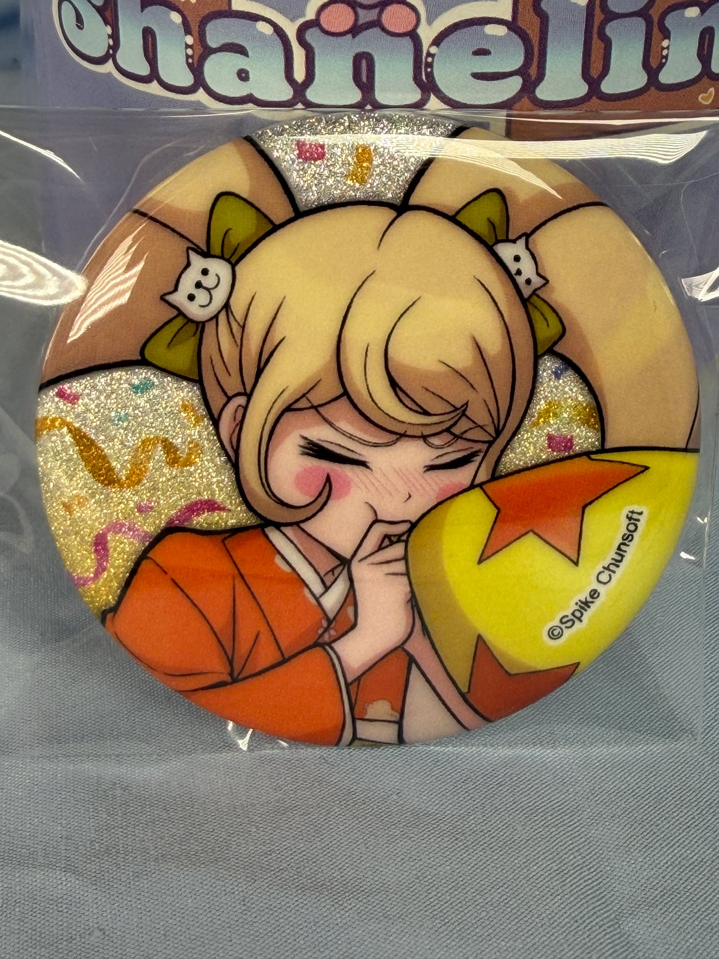 Hiyoko Saionji Glitter Can Badge Super Danganronpa 2 Party Preparation Vol 2