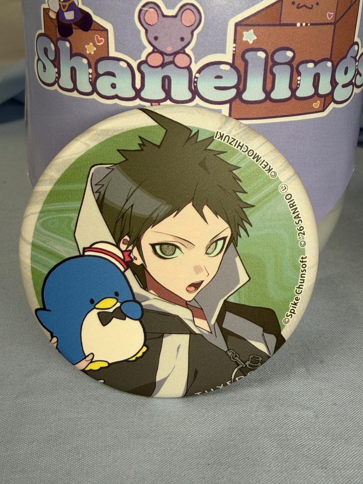 Hajime Hinata Tuxedosam Can Badge Pin Danganronpa 2 x Sanrio Vol 2
