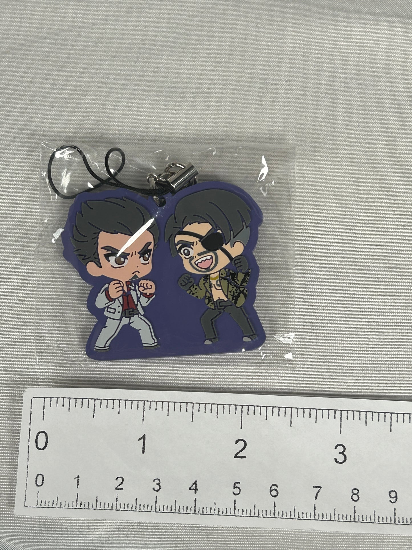 Kiryu Kazuma Goro Majima Rubber Keychain Yakuza Like a Dragon Showtime Vol 1
