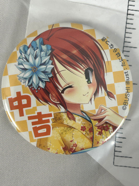 Yuzurizaki Nero Yukata Portrait Badge Button Milky Holmes