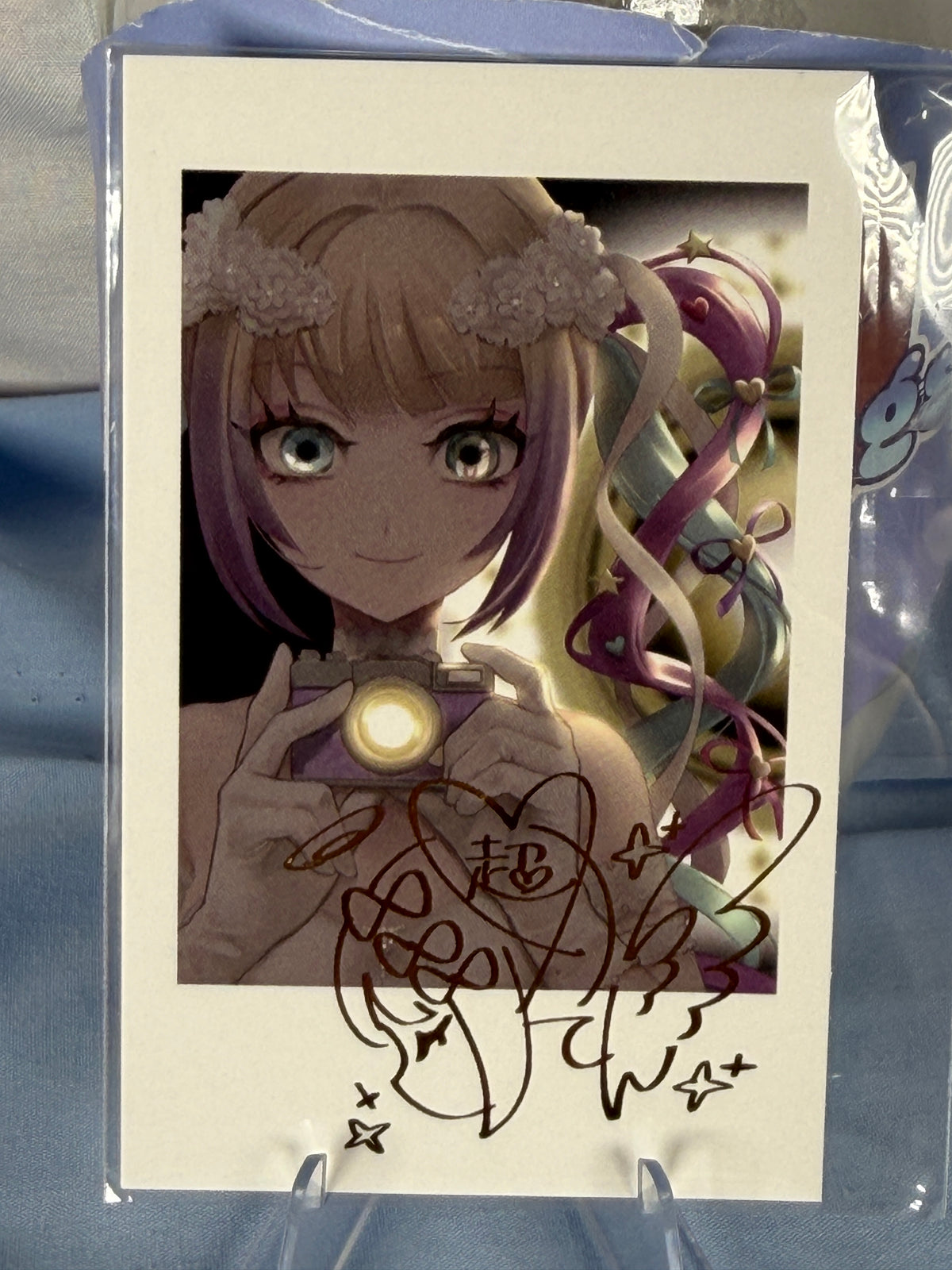 KAngel Camera Signed Polaroid Style Photocard Needy Streamer Overload