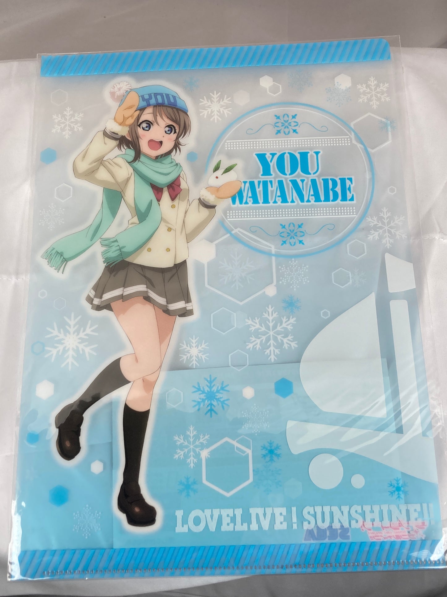 You Watanabe Winter Wear Clear File Love Live Sunshine The Movie