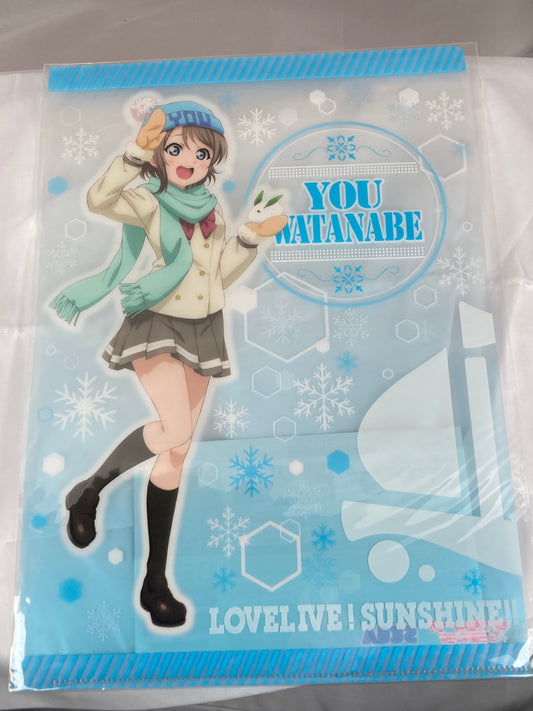 You Watanabe Winter Wear Clear File Love Live Sunshine The Movie