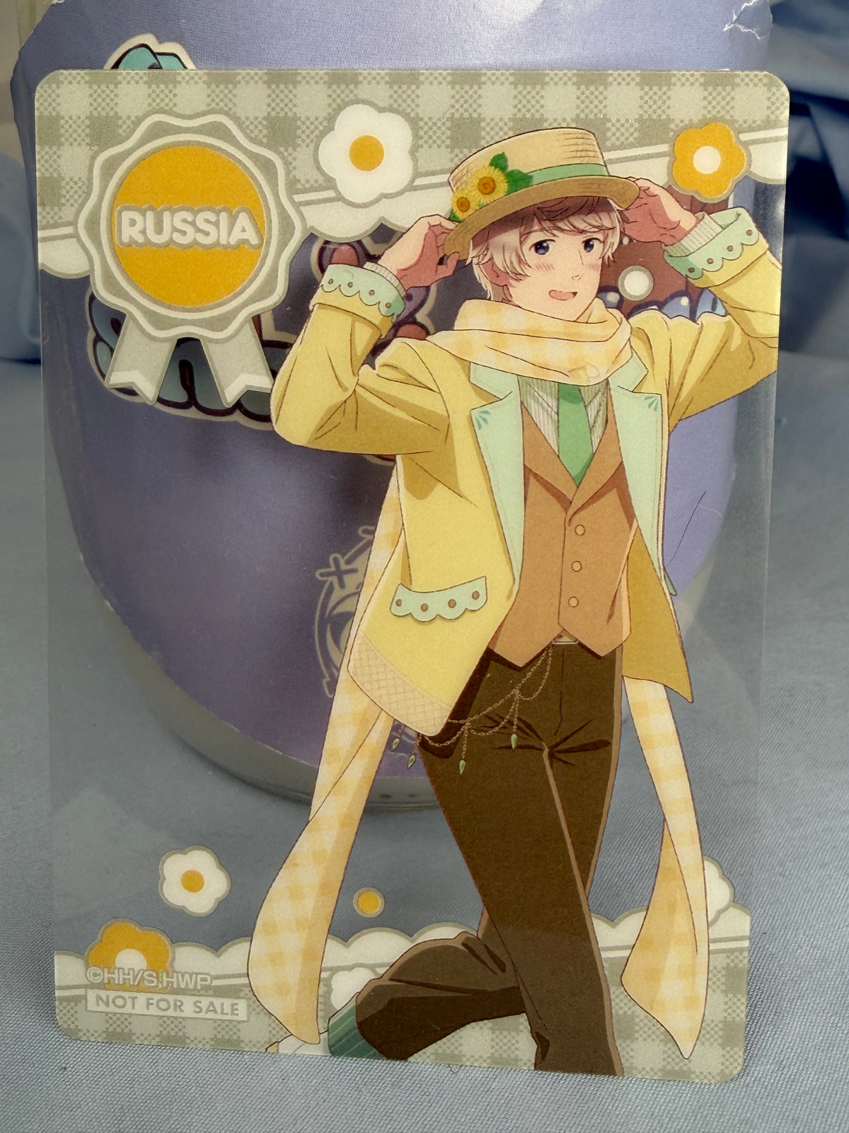 Russia Flower Parade Clear Character Card Hetalia World Stars