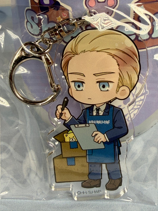 Germany Acrylic Keychain Hetalia World Stars x Village Vanguard Collaboration