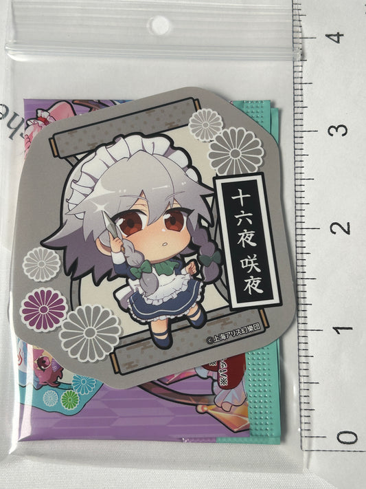 Chibi Sakuya Izayoi Illustration Sticker NIC Touhou Project