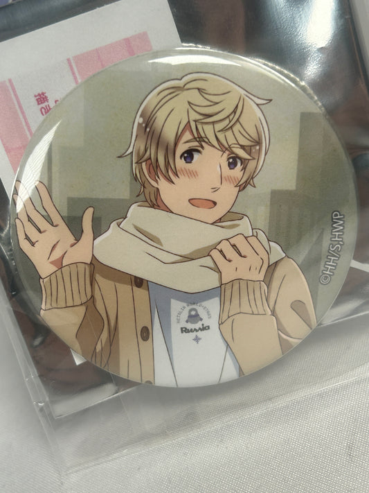 Russia Casual Fashion Can Badge Pin Hetalia World Stars arti-mate