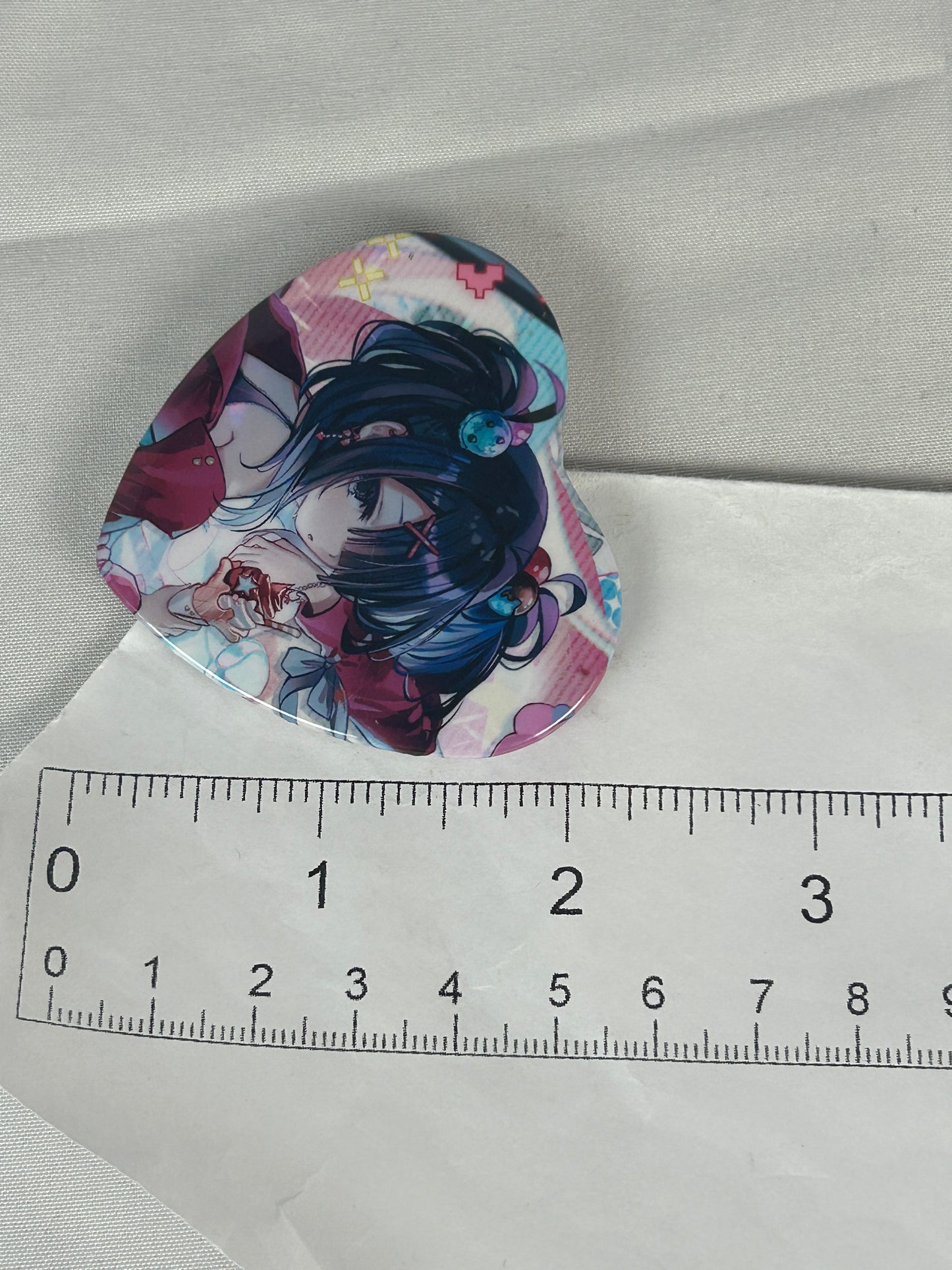 Ame-chan Heart Button Badge Needy Streamer Overload Popup