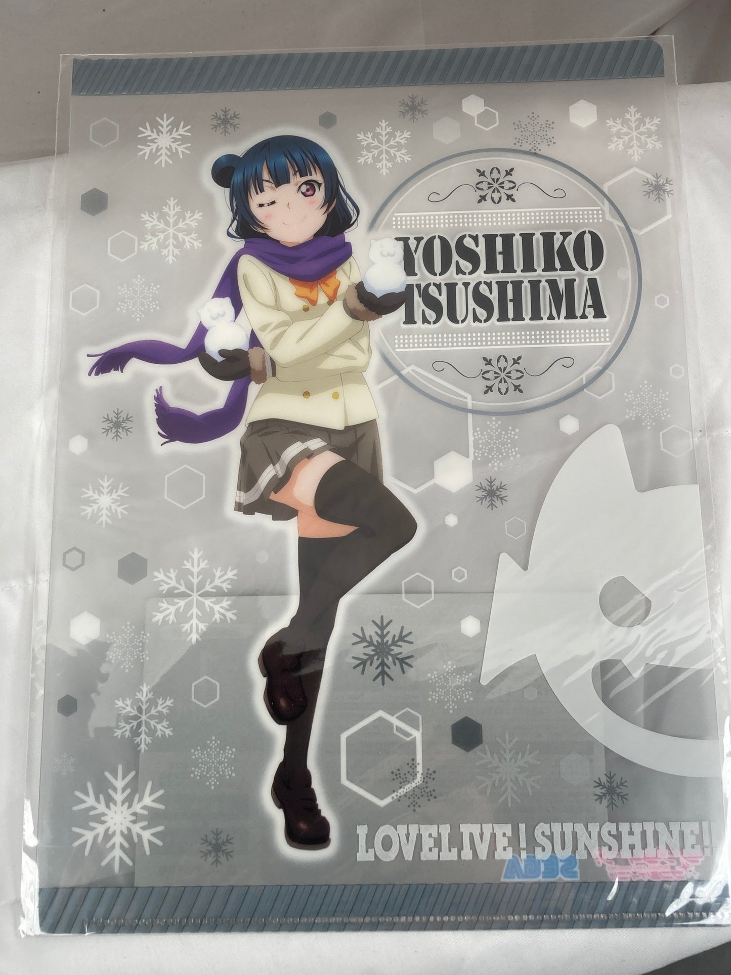 Yoshiko Tsushima Winter Wear Clear File Love Live Sunshine The Movie