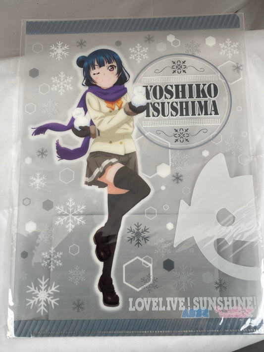 Yoshiko Tsushima Winter Wear Clear File Love Live Sunshine The Movie
