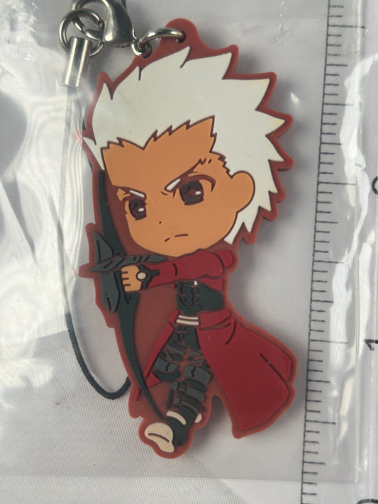 Archer Rubber Strap Keychain Fate Stay Night Unlimited Blade Works Banpresto