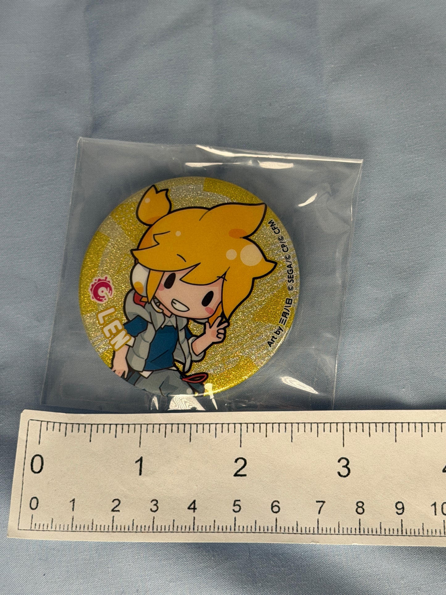 Kagamine Len KIRAKIRA Can Badge Pin Project Sekai Vol. 3