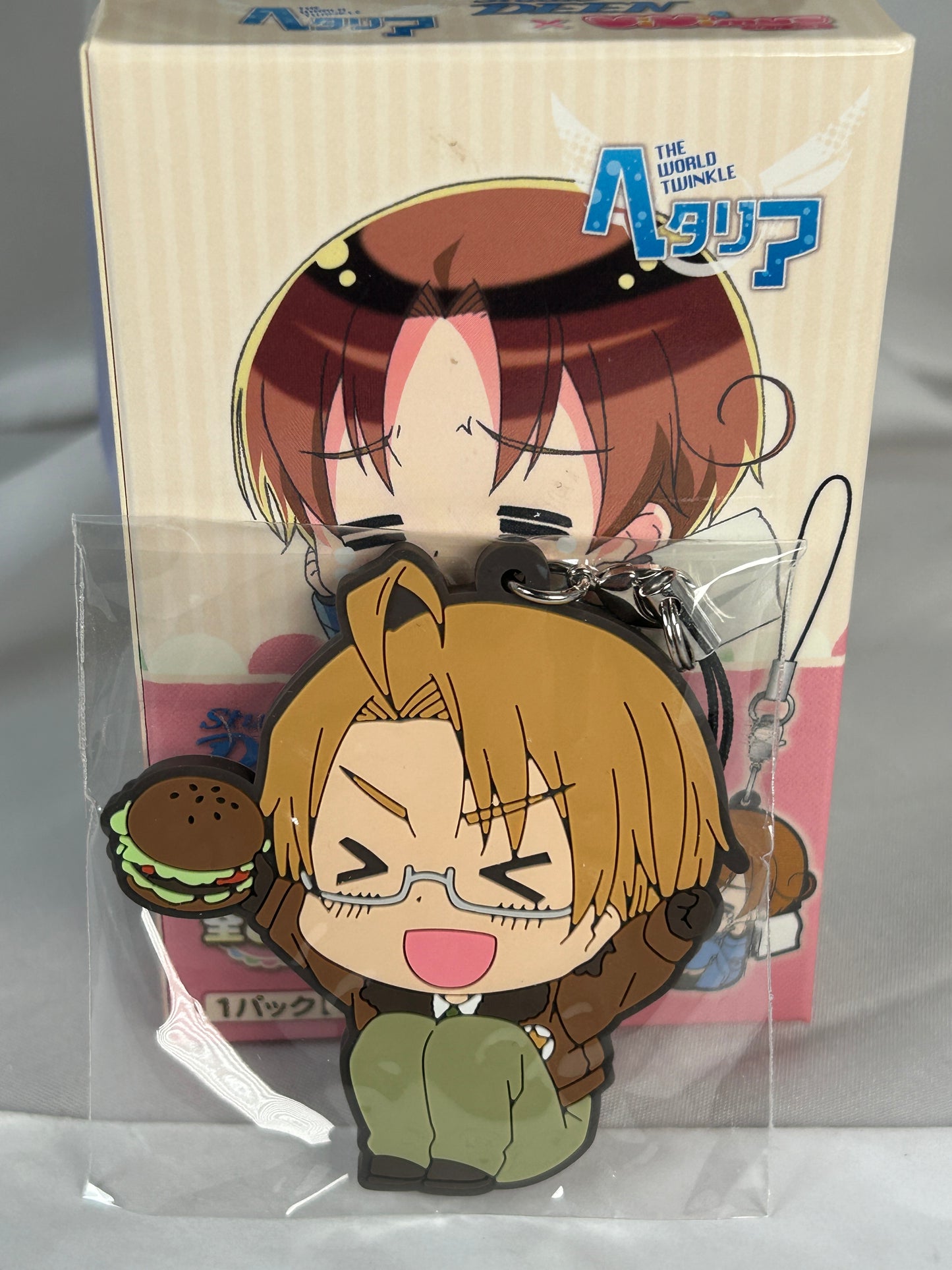 America ViVimus Rubber Keychain Hetalia The World Twinkle Deen Movic 2015