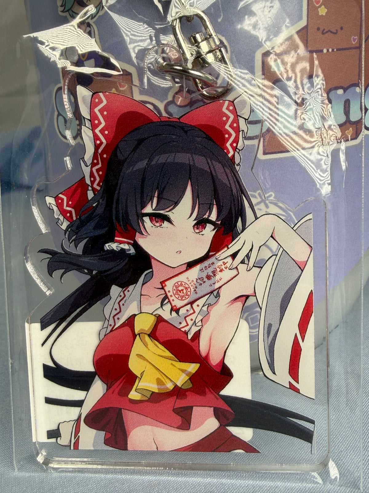 Hakurei Reimu Acrylic Keychain Touhou Project Python Kid Illustration