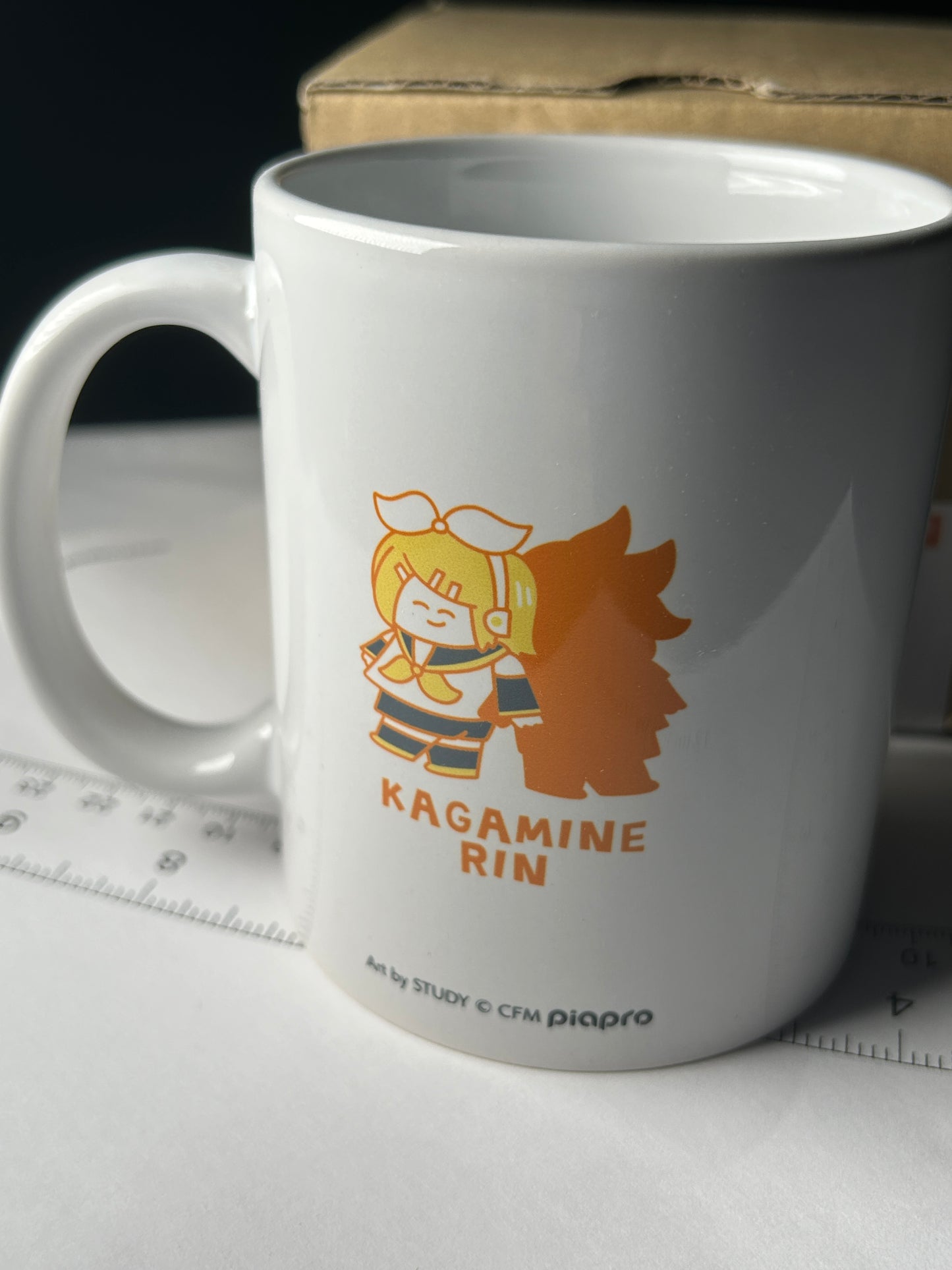 Kagamine Rin Ceramic Mug Vocaloid arma bianca Piapro