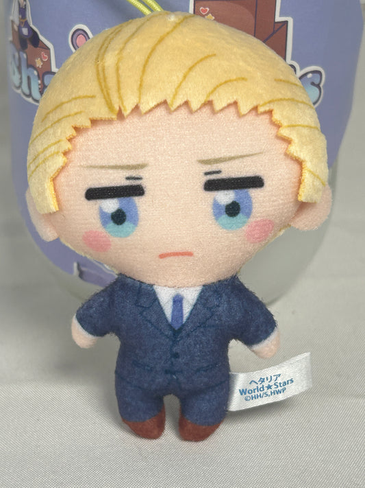 Germany Plush Keychain Strap Kapukko Friends Hetalia World Stars