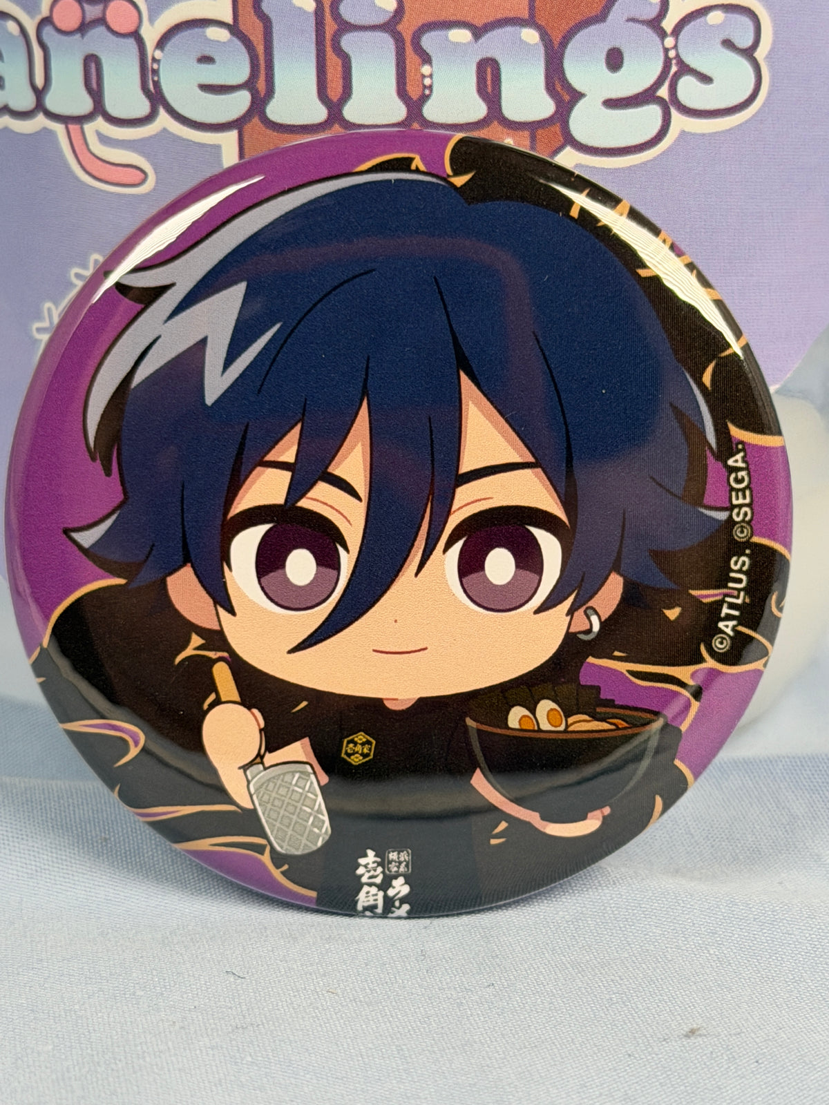 Naoya Todou Ramen Can Badge Persona 1 Ichikakuya Collaboration