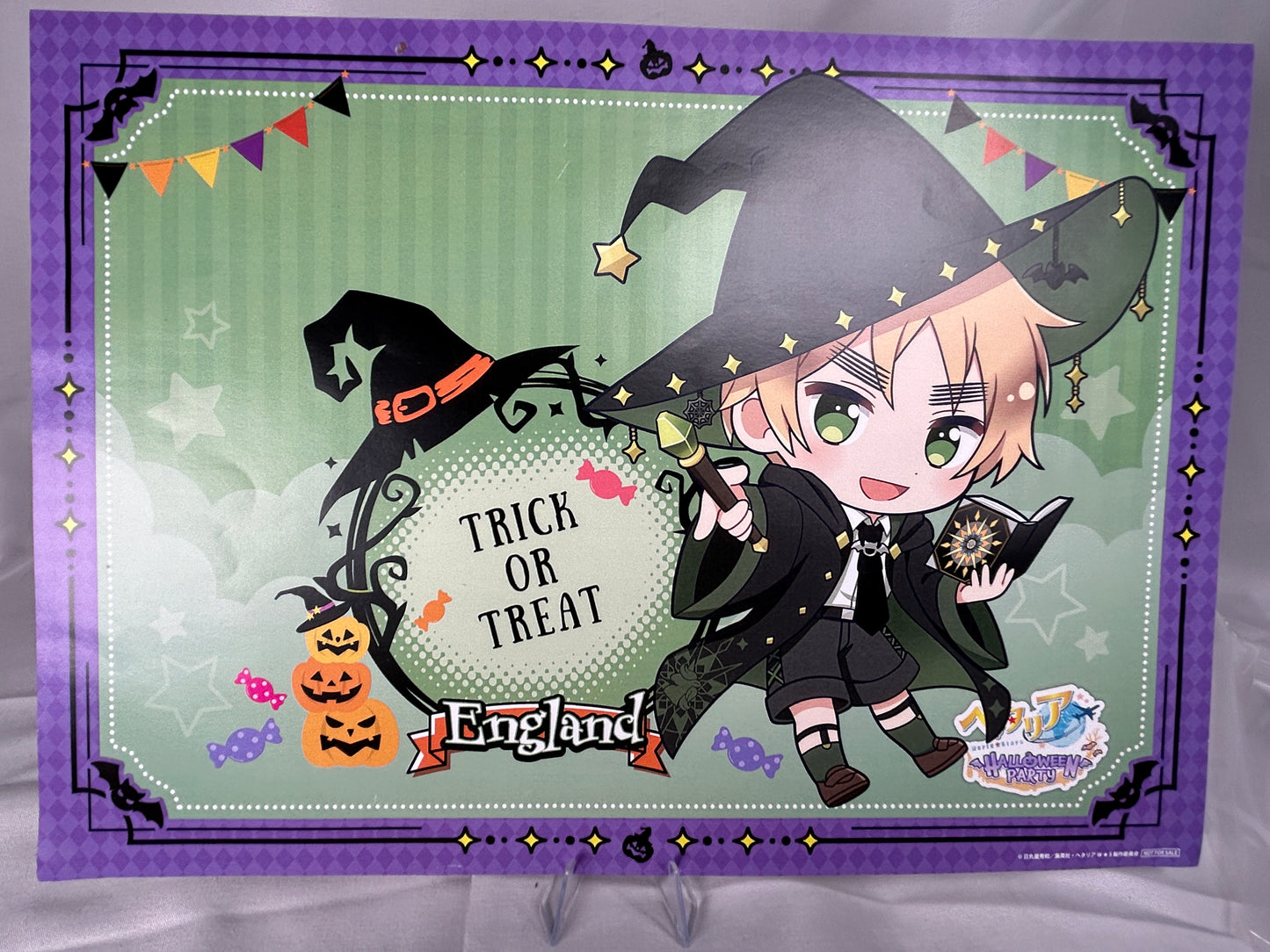 England UK Halloween Party Paper Placemat Hetalia World Stars