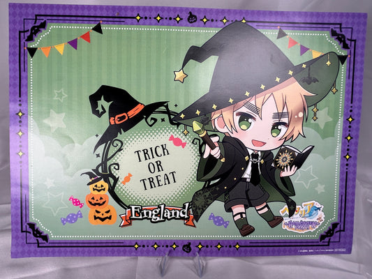 England UK Halloween Party Paper Placemat Hetalia World Stars