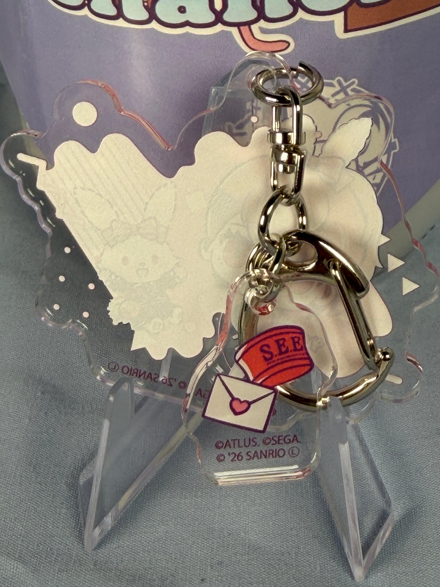 Kotone Shiomi Wish Me Mell Acrylic Keychain Persona 3 Portable x Sanrio