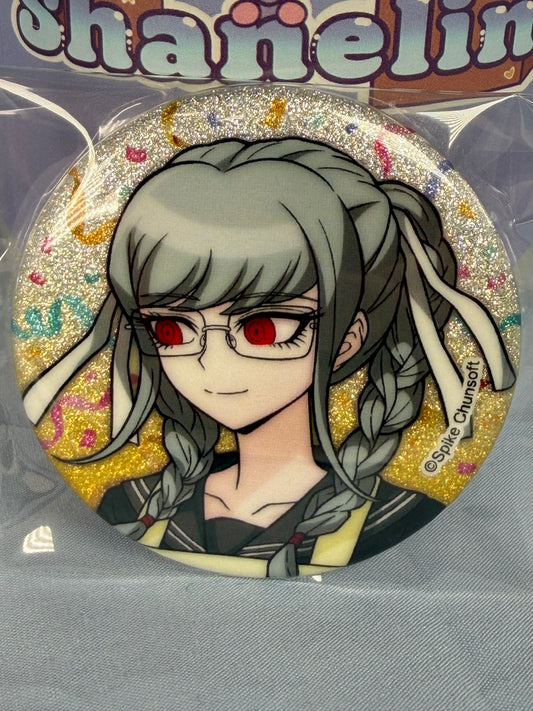 Peko Pekoyama Glitter Can Badge Super Danganronpa 2 Party Preparation Vol 2
