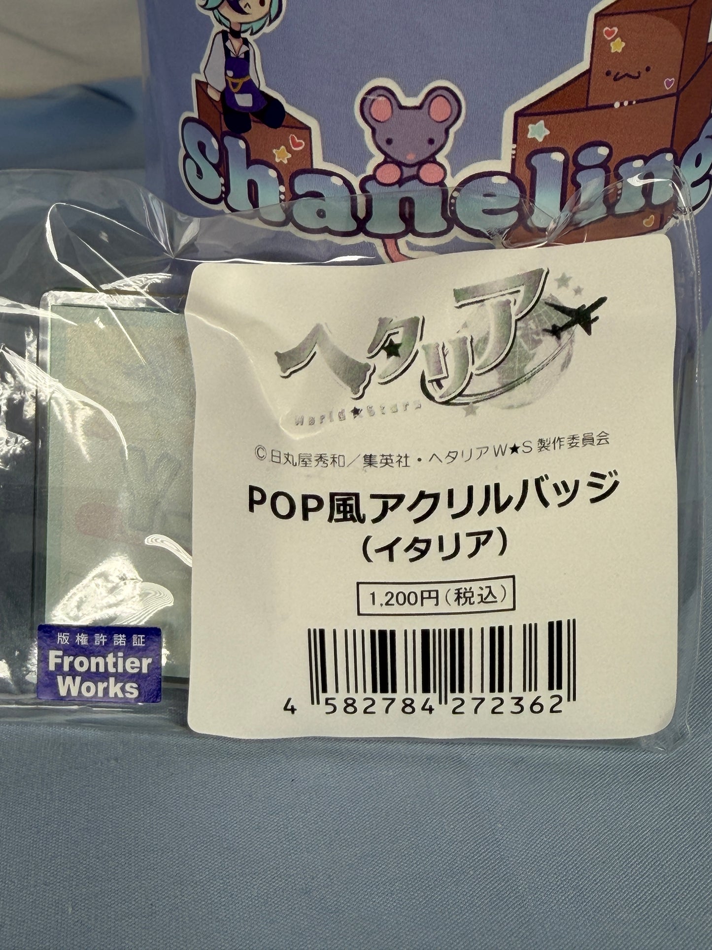 Italy Acrylic Clip Hetalia World Stars x Village Vanguard Collaboration