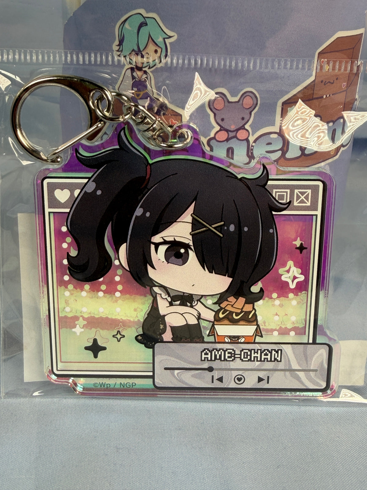 Ame-chan Takoyaki Acrylic Keychain Needy Streamer Overload x Bakudan-yaki Honpo