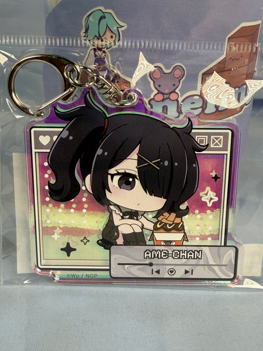 Ame-chan Takoyaki Acrylic Keychain Needy Streamer Overload x Bakudan-yaki Honpo
