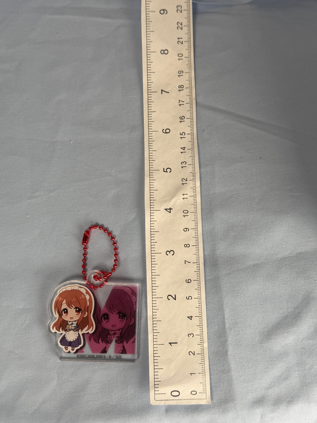 Maid Mikuru Asahina Acrylic Keychain Haruhi Suzumiya 20th Anniversary LEC