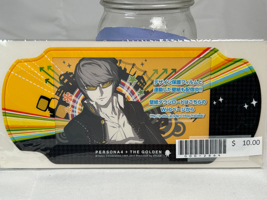 Yu Narukami Play Station Vita Sticker Cover Persona 4 The Golden