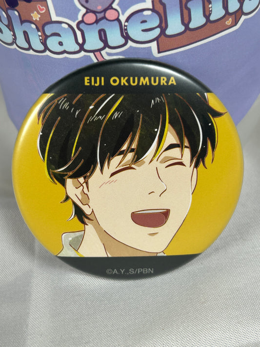 Eiji Okumura Happy Can Badge Ani-Art Banana Fish arma bianca