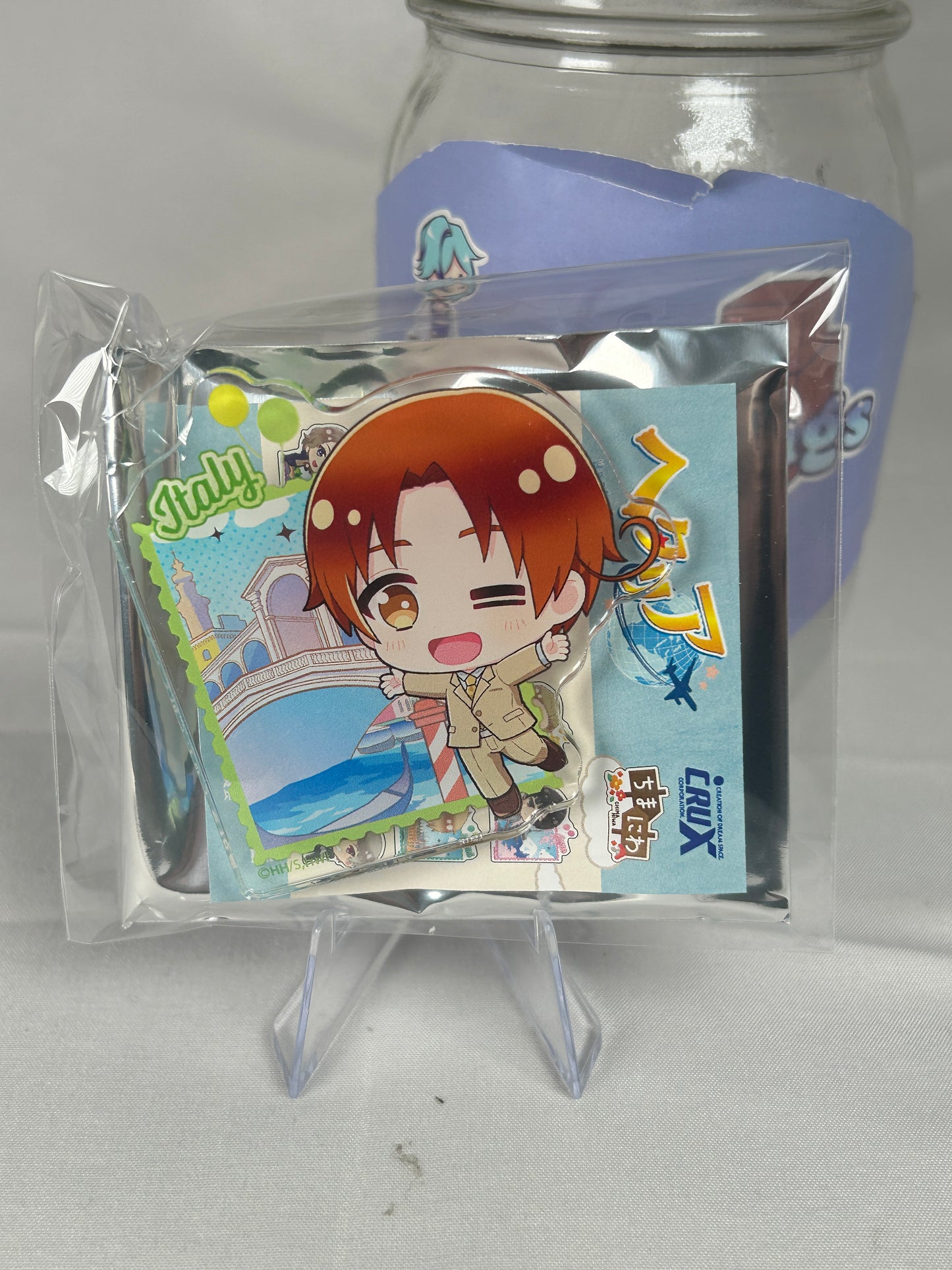 Italy Stamp Acrylic Clip Hetalia World Stars Chimaniwa