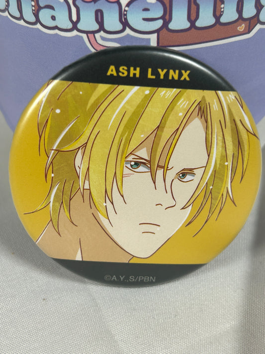 Ash Lynx Can Badge Ani-Art Banana Fish arma bianca