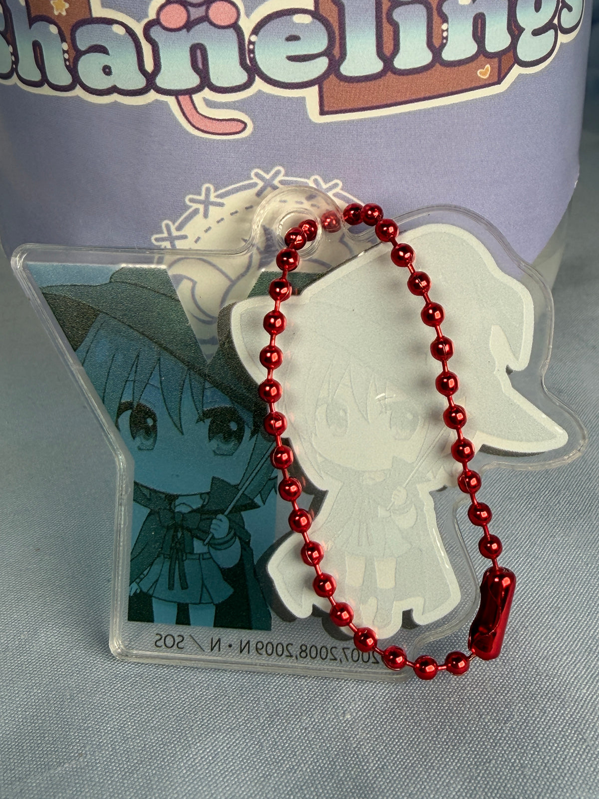 Evil Witch Yuki Nagato Acrylic Keychain Haruhi Suzumiya 20th Anniversary LEC