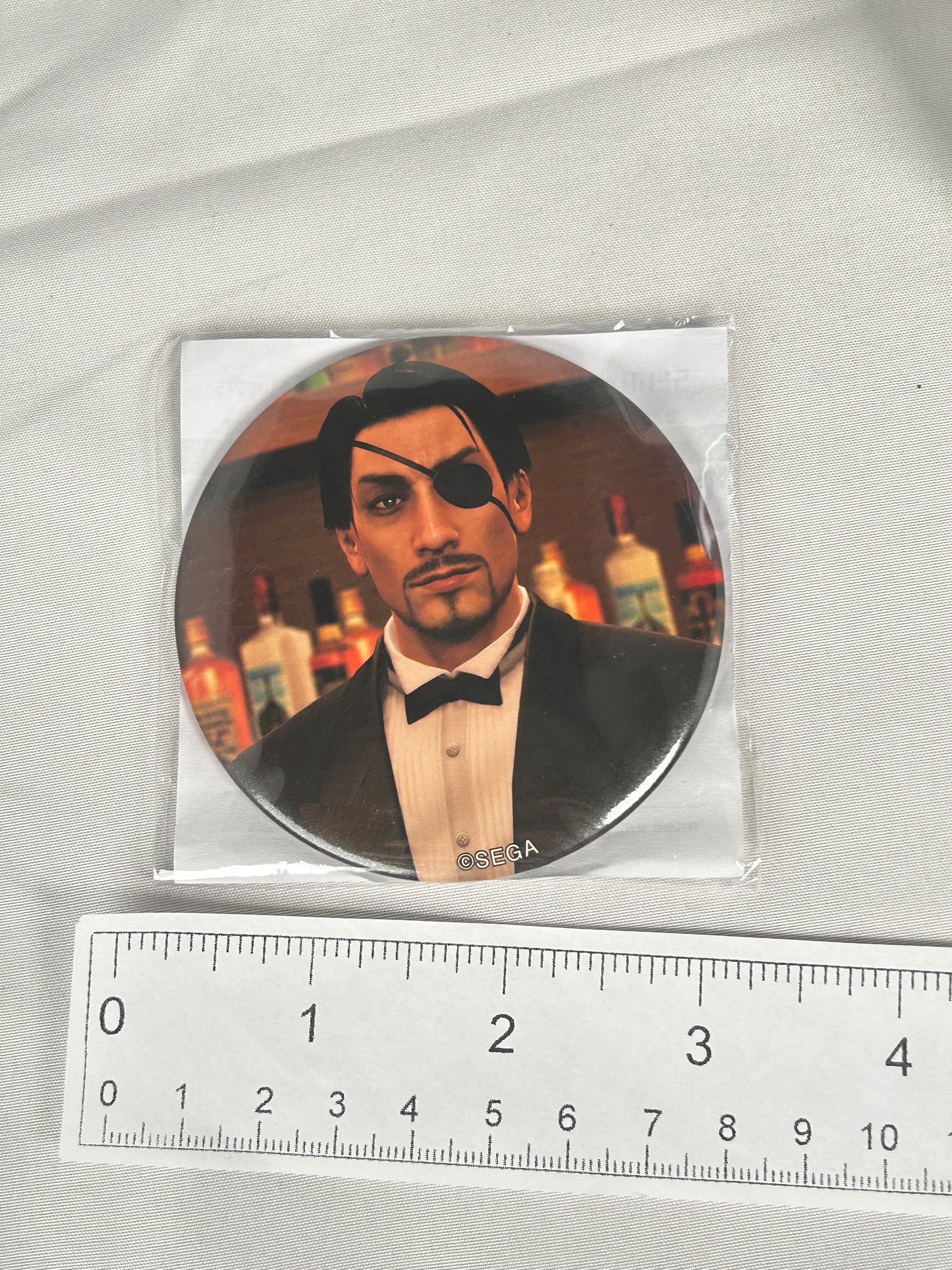 Goro Majima Bartender Can Badge Yakuza Birthday Ichiban Kuji Lottery