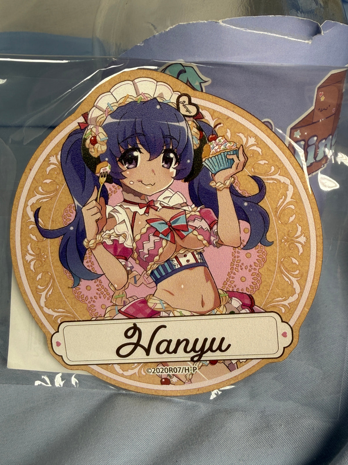 Hanyuu Wooden Coaster Higurashi When They Cry Moe Café Lottery Prize E