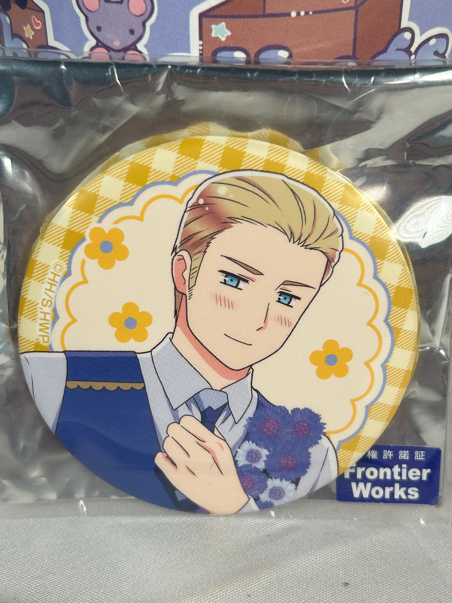 Germany Flower Parade Ver. Button Badge Hetalia World Stars Medicos