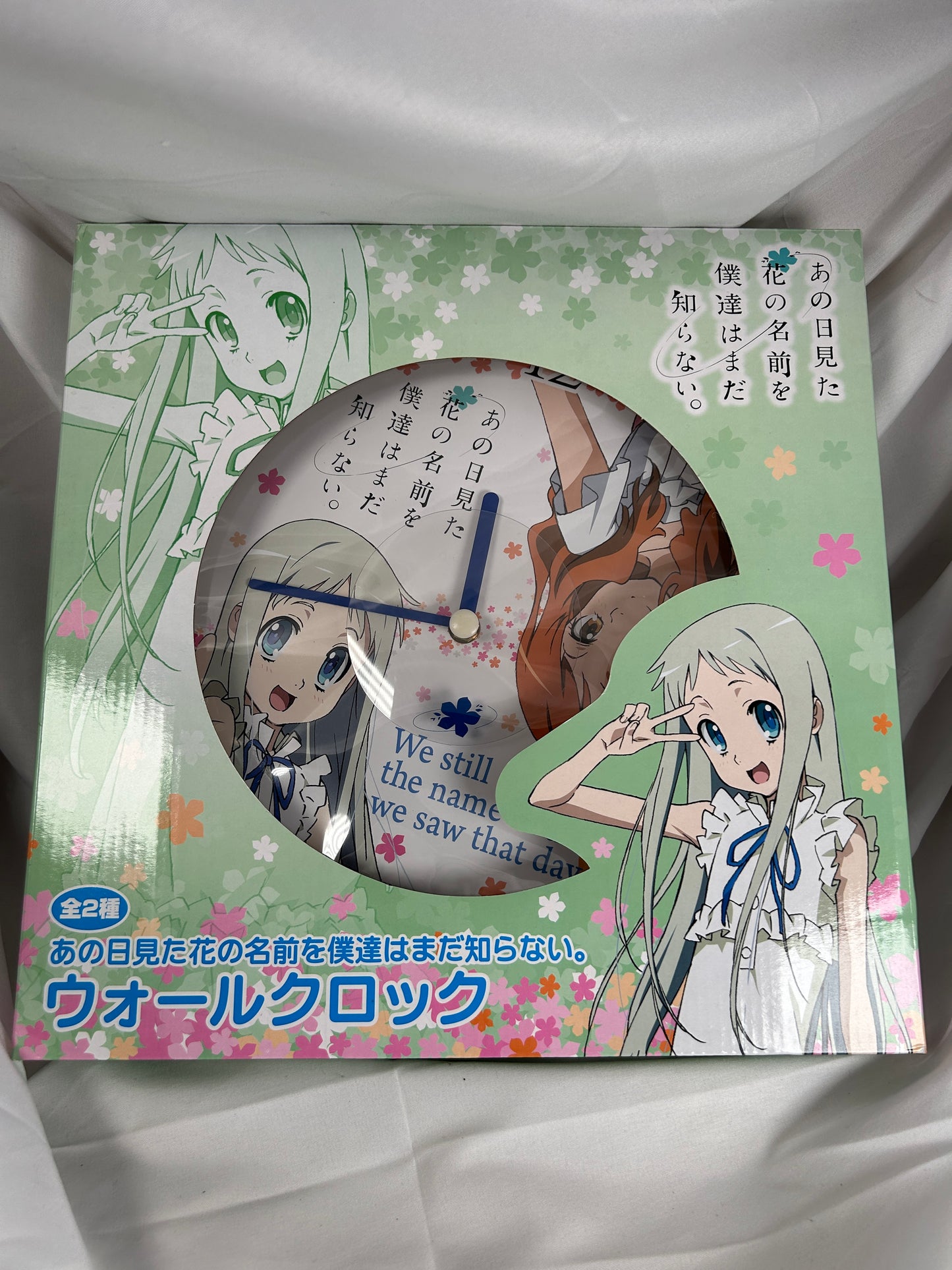 Honma Meiko Naruko Anjo Wall Clock Anohana Taito
