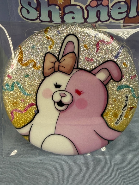 Monomi Glitter Can Badge Super Danganronpa 2 Party Preparation Vol 2