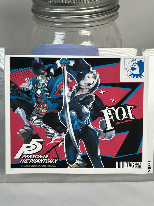 Yusuke Kitagawa Peel Tag Sticker Persona 5 The Phantom X
