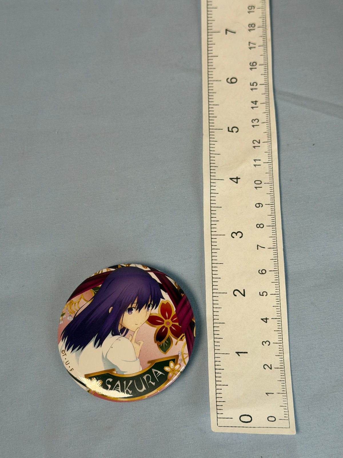 Sakura Matou Can Badge Pin Fate Stay Night Heavens Feel II Lost Butterfly