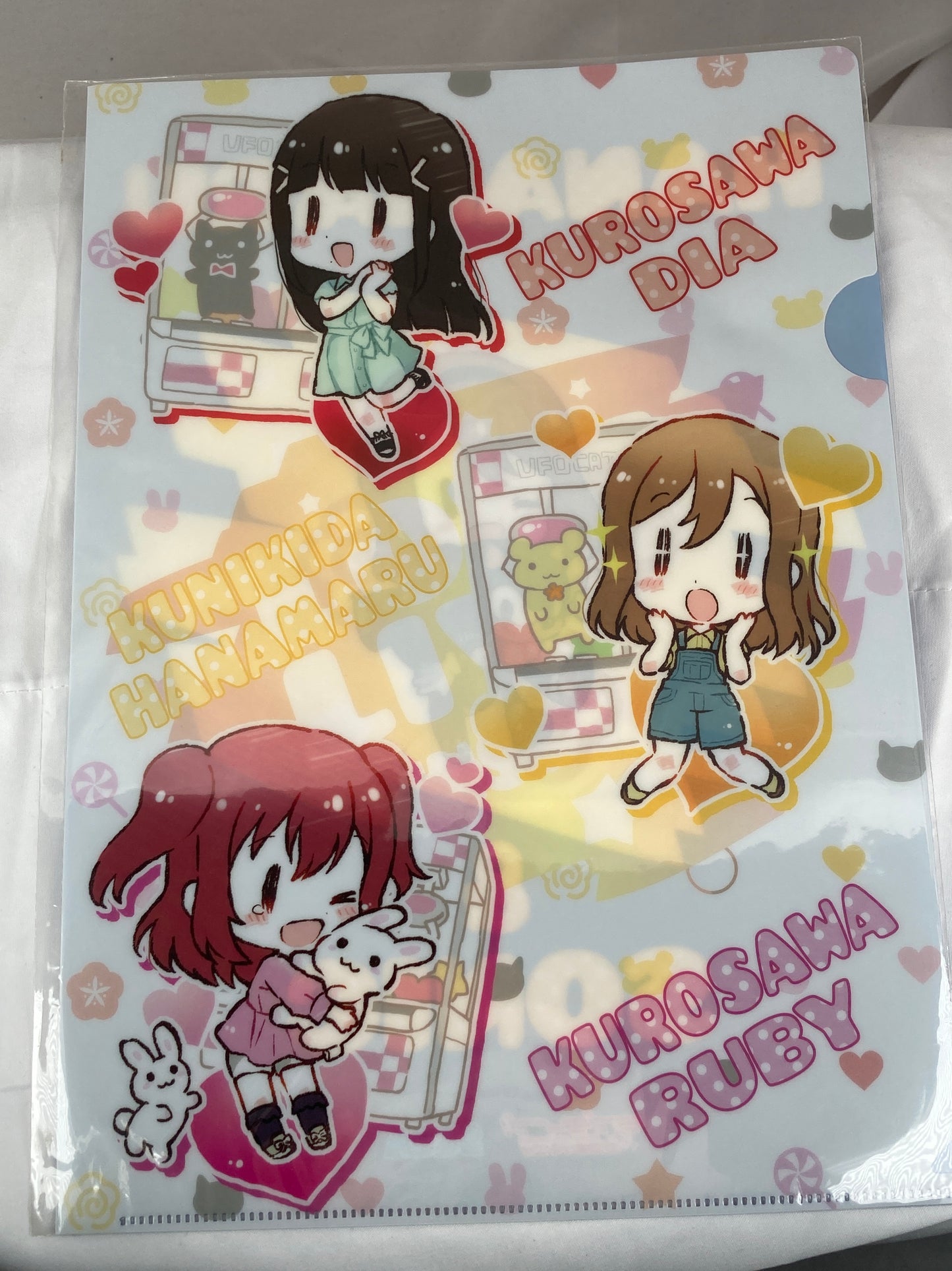 Kunikida Hanamura and Sonic Clear File Love Live Sunshine Second Season Collab