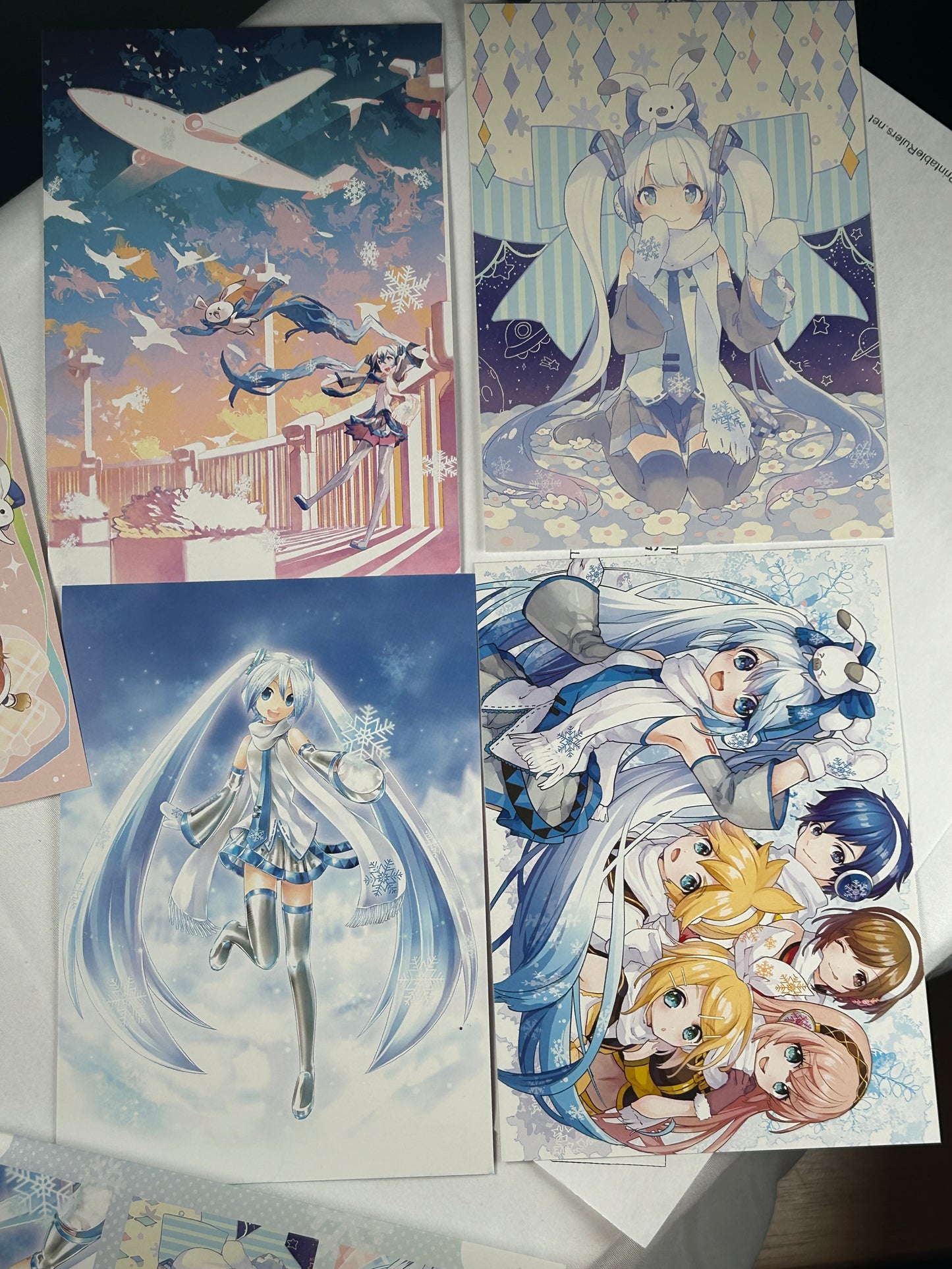 Snow Hatsune Miku Postcard Set Crypton Future Media Vocaloid
