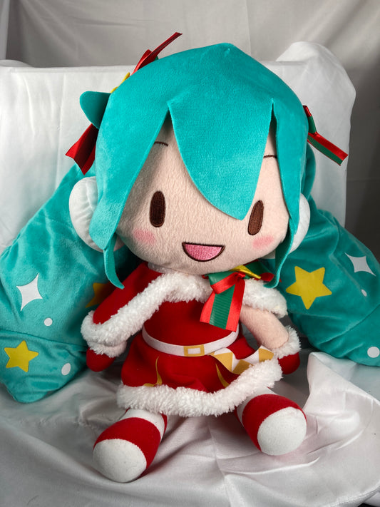 Hatsune Miku Christmas 2019 Ver. Fuwa Fuwa Prize Plush SEGA